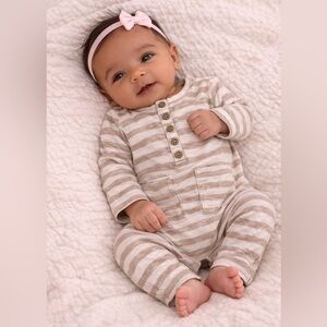 🌸 Jessica Simpson Baby Girl Romper — Size 0–3 Months 🌸